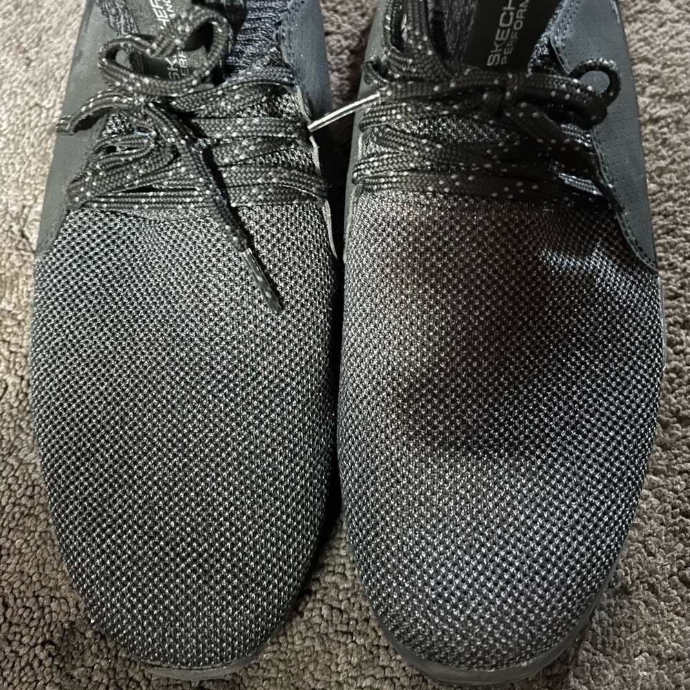 SKECHERS PERFORMANCE Slip-on’s, SIZE: 9, Black, Worn Once.